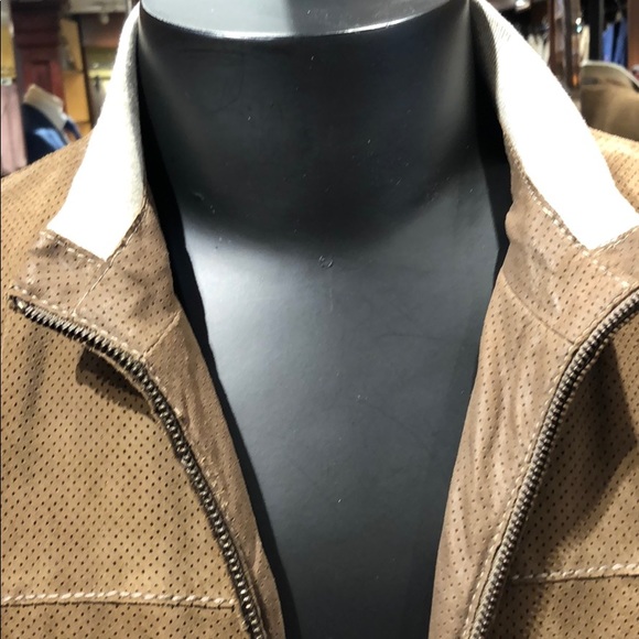 Men’s GIMO’s suede motocycle jacket - Picture 4 of 4